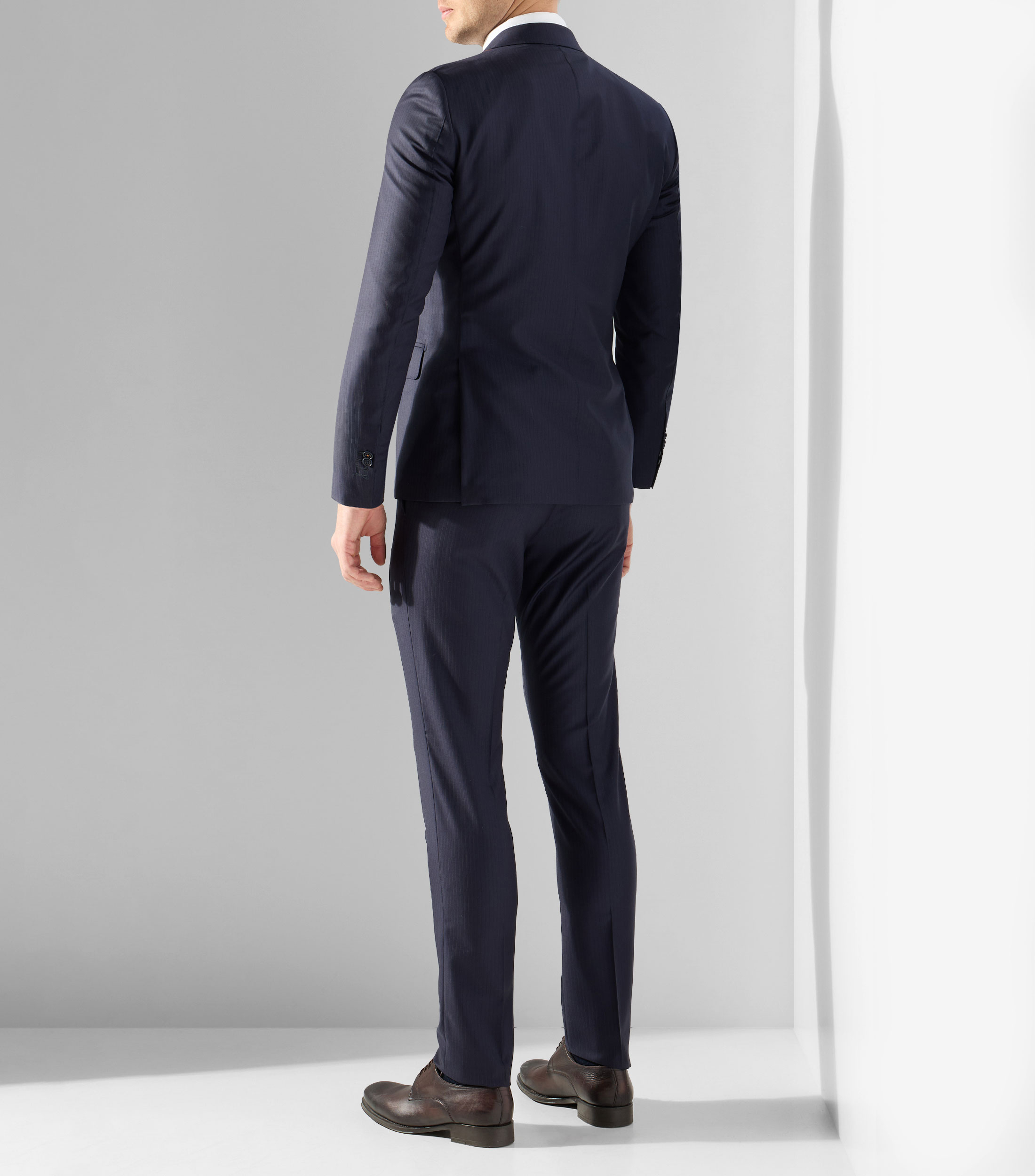 Traje de corte slim a rayas Hombre